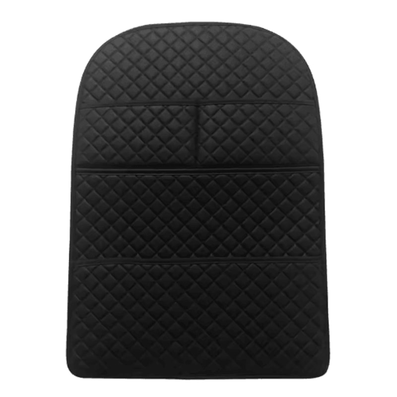 Universal Waterproof Car Seat Back Protector With Organizer Pockets 1