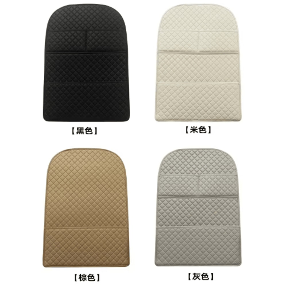 Universal Waterproof Car Seat Back Protector With Organizer Pockets 2