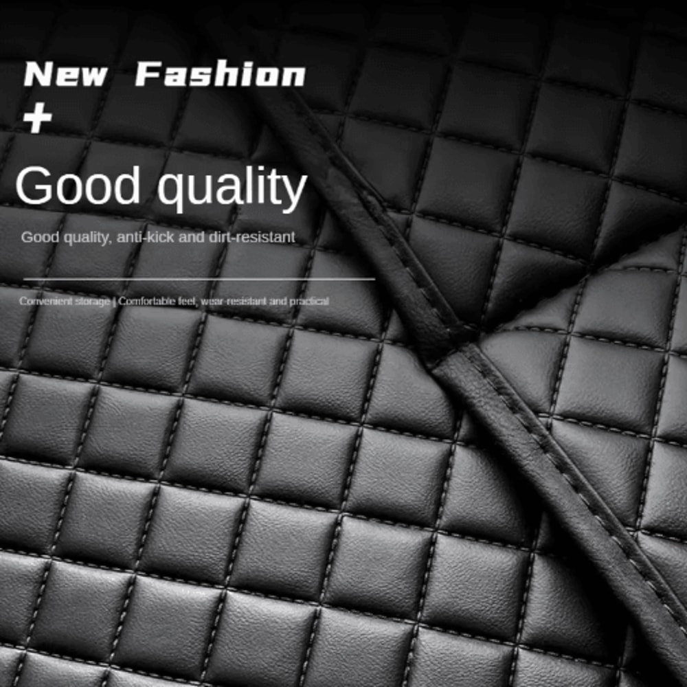 Universal Waterproof Car Seat Back Protector With Organizer Pockets 3