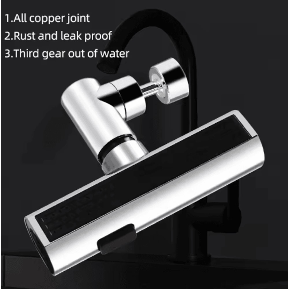 3Mode Waterfall Swivel Faucet Extension Nozzle For Kitchen Sink 7