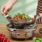 11Inch Stainless Steel Honeycomb NonStick Skillet With Handle 5