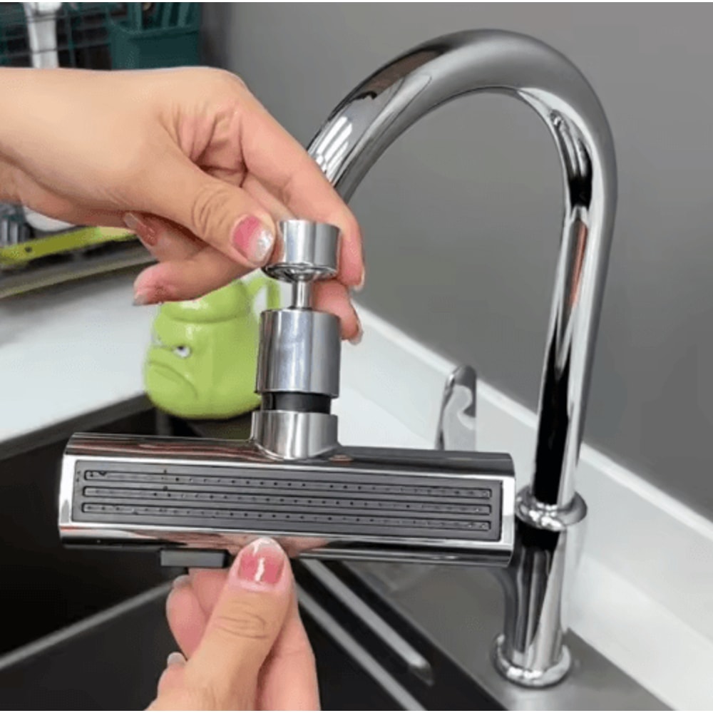3Mode Waterfall Rotating Faucet Extender For Kitchen Sink 3
