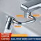 1080 Swivel Stainless Steel Faucet Extender With Dual Spray Modes 0