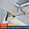 1080 Swivel Stainless Steel Faucet Extender With Dual Spray Modes 0