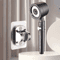 High Pressure 5Mode Handheld Filter Shower Head With OneButton Stop 4