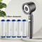 High Pressure 5Mode Handheld Filter Shower Head With OneButton Stop 15