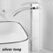 Stainless Steel Waterfall Basin Faucet With Hot Cold Dual Control 2