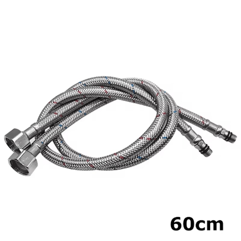 Stainless Steel Waterfall Basin Faucet With Hot Cold Dual Control 8