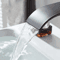 Stainless Steel Waterfall Basin Faucet With Hot Cold Dual Control 11