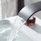 Stainless Steel Waterfall Basin Faucet With Hot Cold Dual Control 11