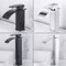 Stainless Steel Waterfall Basin Faucet With Hot Cold Dual Control 0