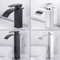 Stainless Steel Waterfall Basin Faucet With Hot Cold Dual Control 0