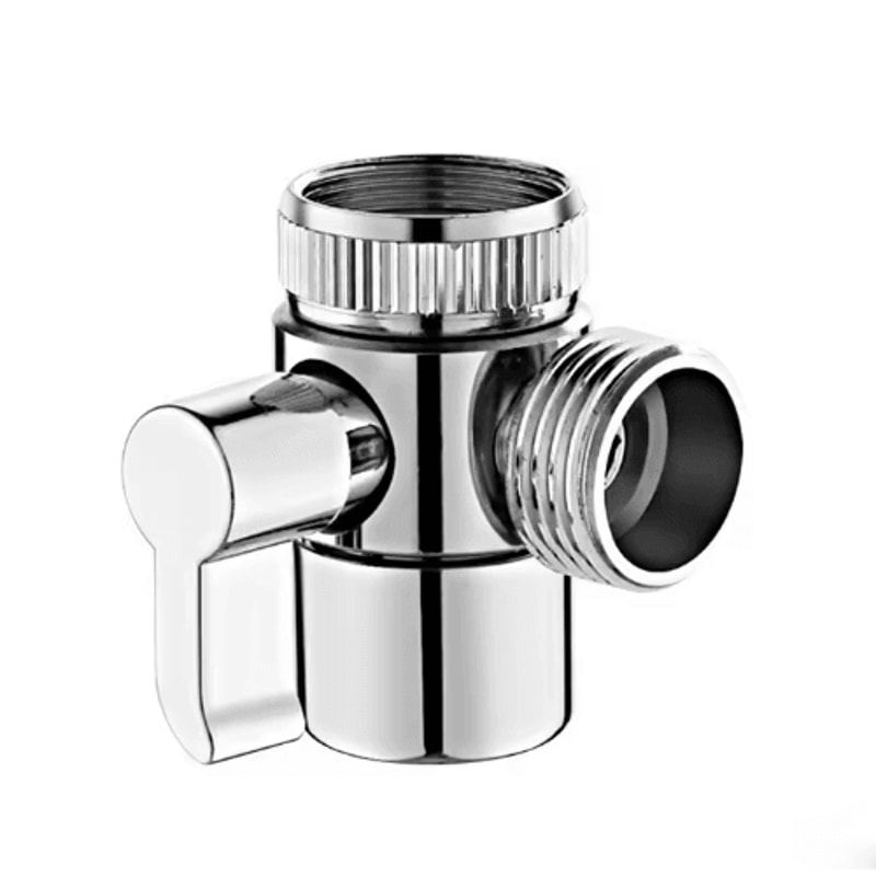 External Shower Faucet Extender With Handheld Booster Nozzle 2