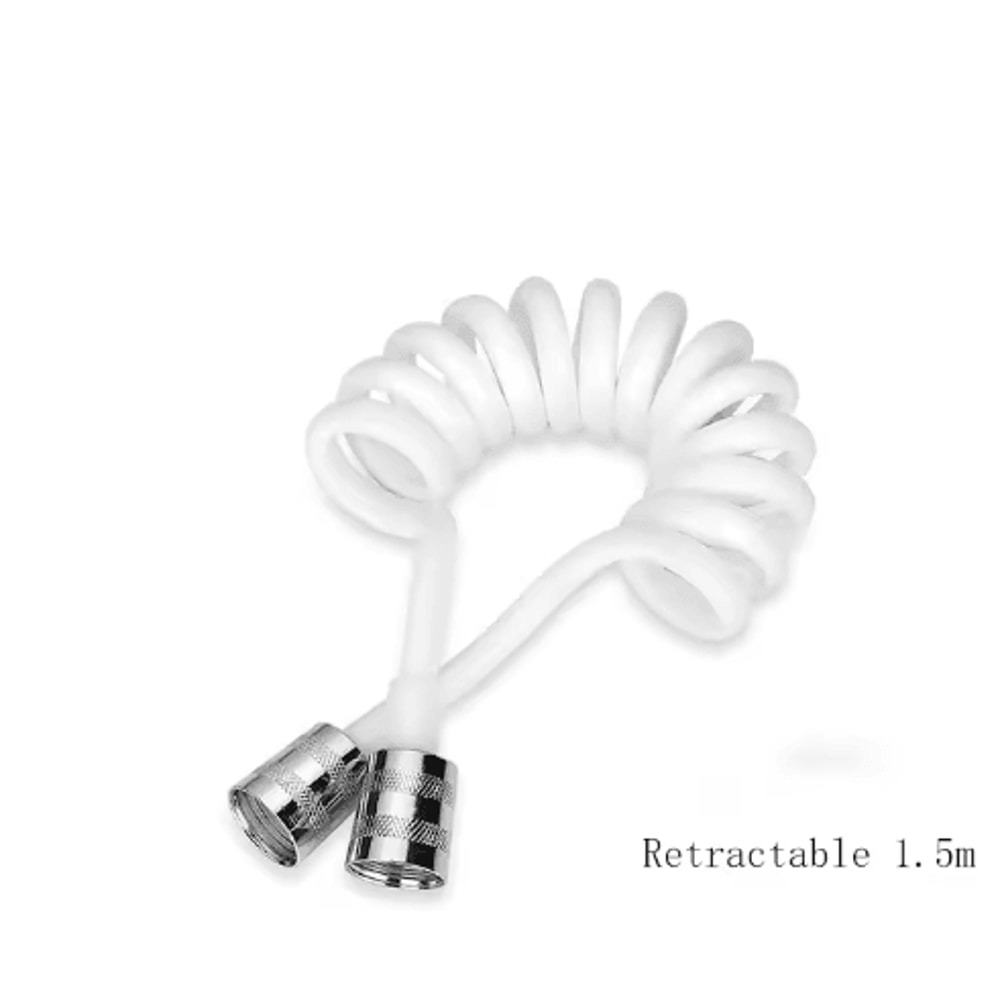 External Shower Faucet Extender With Handheld Booster Nozzle 3