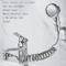 External Shower Faucet Extender With Handheld Booster Nozzle 5