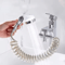 External Shower Faucet Extender With Handheld Booster Nozzle 8