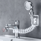 External Shower Faucet Extender With Handheld Booster Nozzle 0