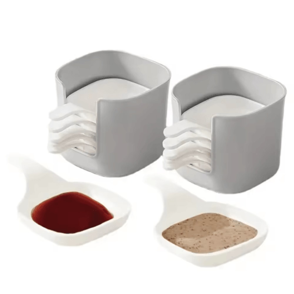 7Piece Sauce Dipping Dish Set For Snacks Condiments 2
