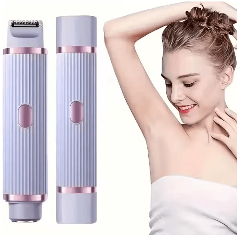 2in1 Womens Electric Shaver Facial Hair Remover For Smooth Skin 7