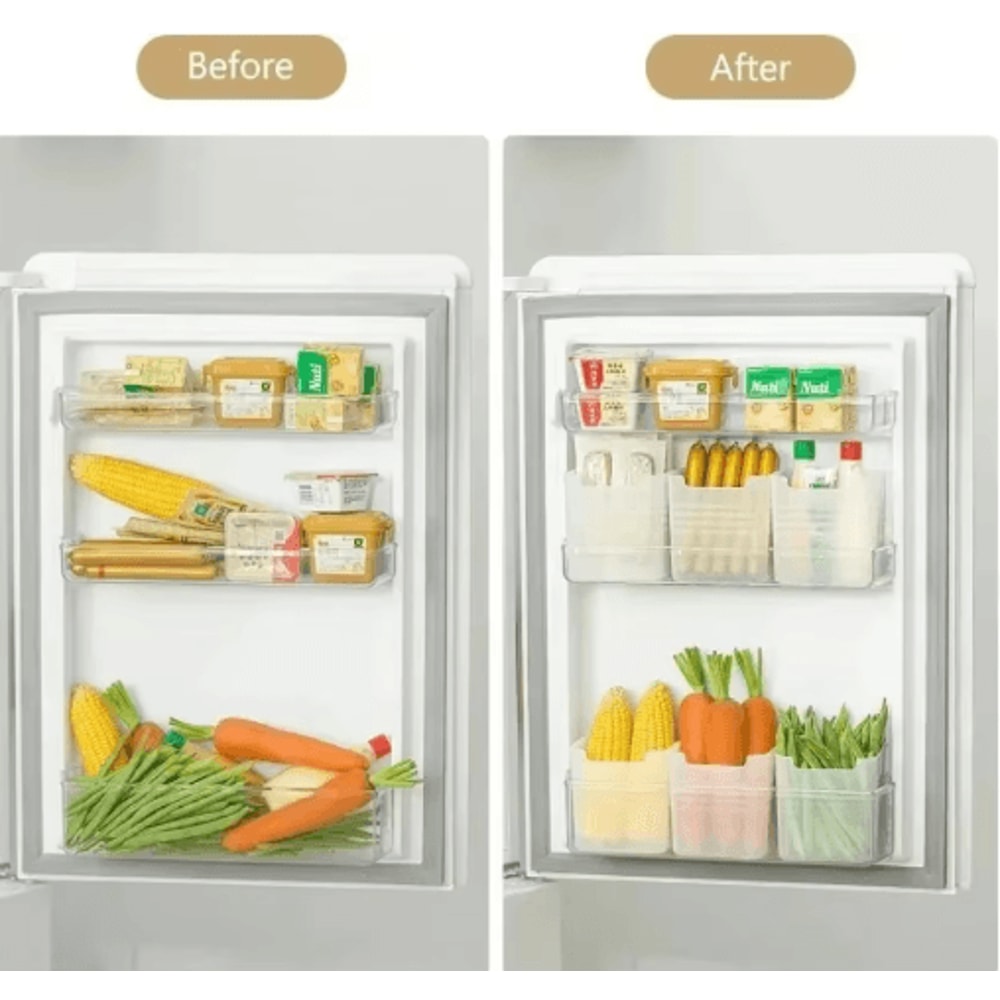 Refrigerator Storage Boxes Food Fresh Organizer Containers 15PCS Set 5
