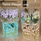 DIY Tulip Mirror Cube Night Lamp 3D Flower Bedside Light 8