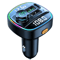Bluetooth 50 FM Transmitter Car Charger With HandsFree Calling Fast Charge 4