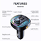 Bluetooth 50 FM Transmitter Car Charger With HandsFree Calling Fast Charge 7