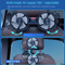 Dual Head USB Car Seat Cooling Fan With 3Speed 360 Rotation 5