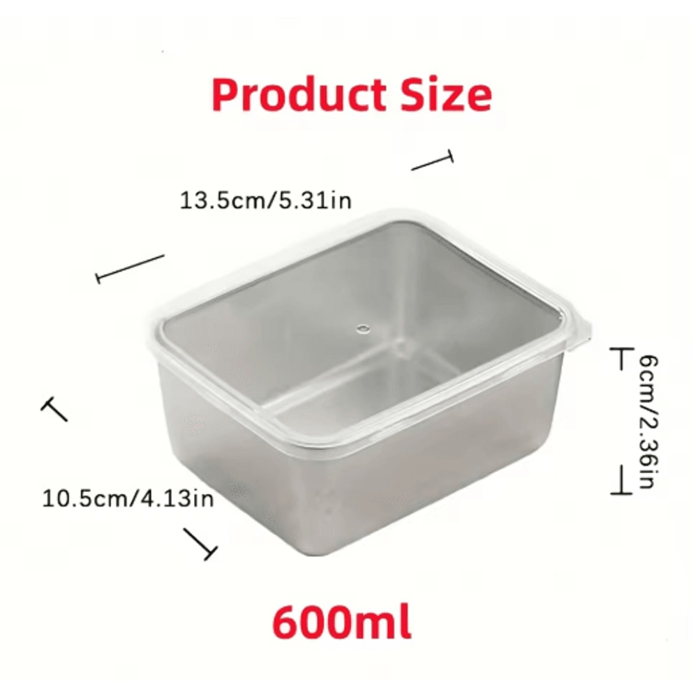 6Piece Stainless Steel Food Storage Container Set With Leakproof Lids 5