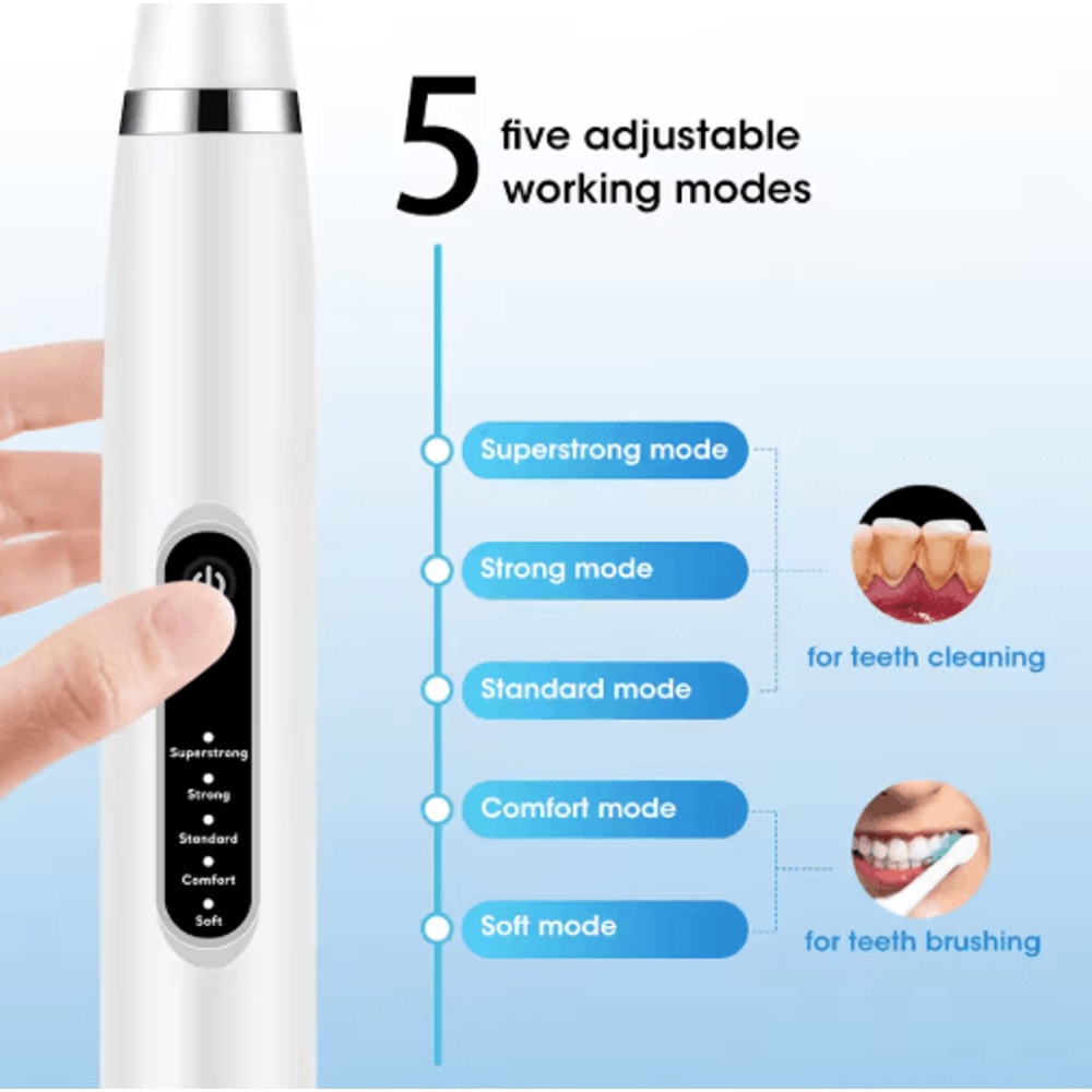 Electric Dental Scaler Teeth Cleaner For Plaque Tartar Removal 10