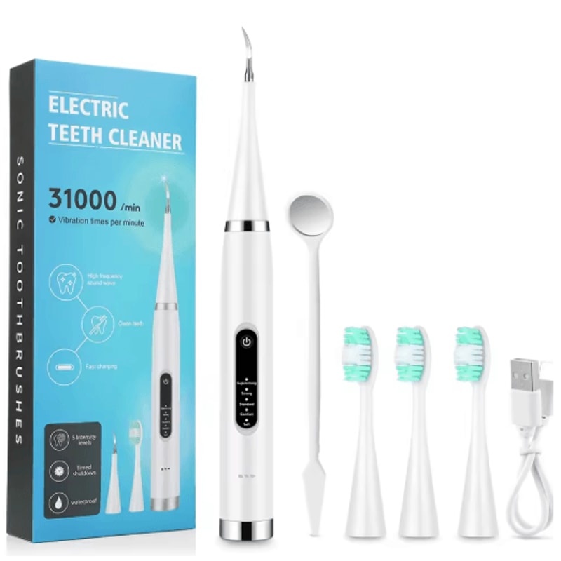 Electric Dental Scaler Teeth Cleaner For Plaque Tartar Removal 4