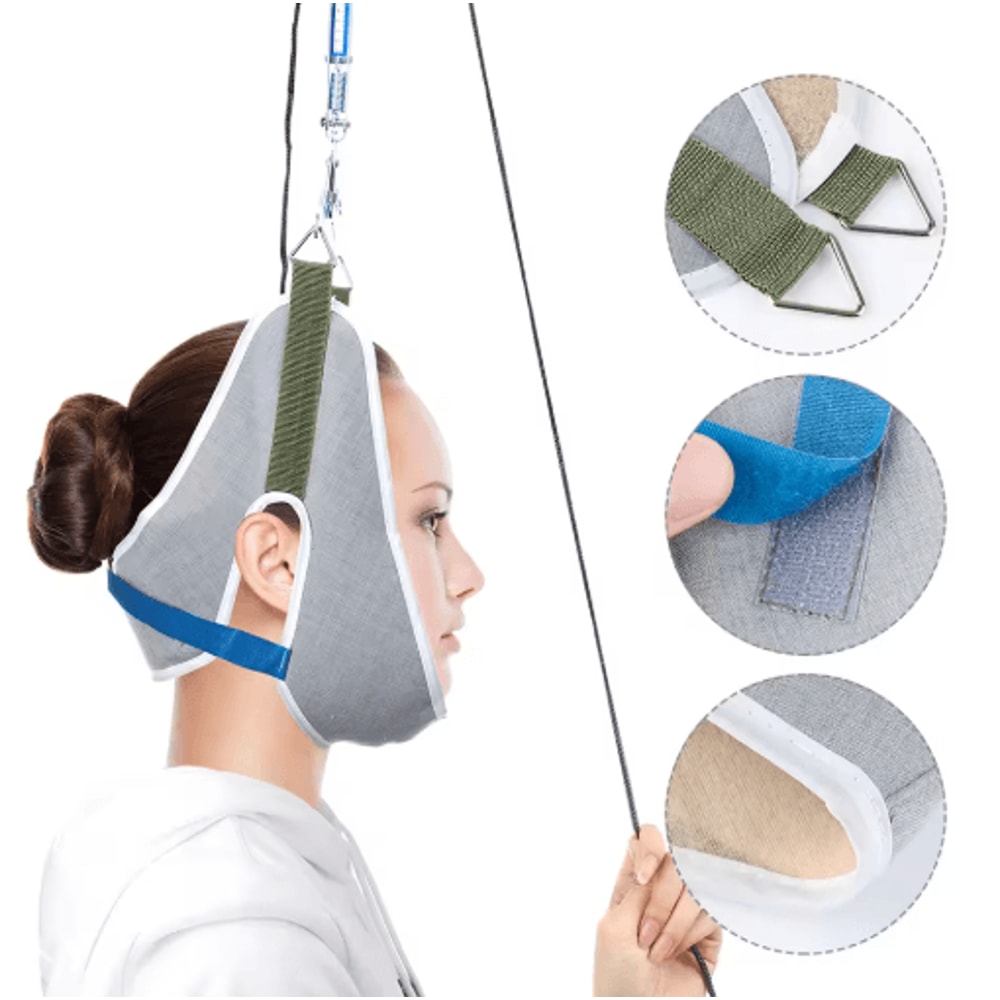 OverDoor Neck Traction Device With Adjustable Cervical Support 7