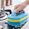 Magic Handle MultiSurface Cleaning Sponge Brush Set 6