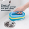 Magic Handle MultiSurface Cleaning Sponge Brush Set 7