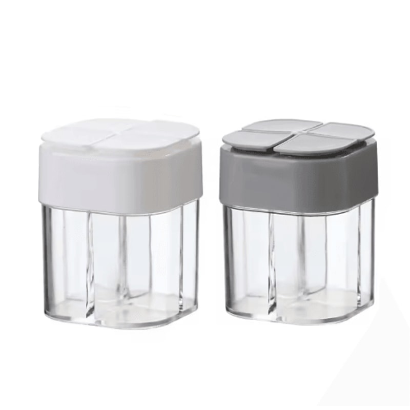 Portable Spice Container Set With Salt And Pepper Shaker 1