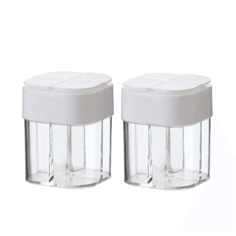 Portable Spice Container Set With Salt And Pepper Shaker 2