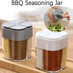 portable spice container set with salt and pepper shaker