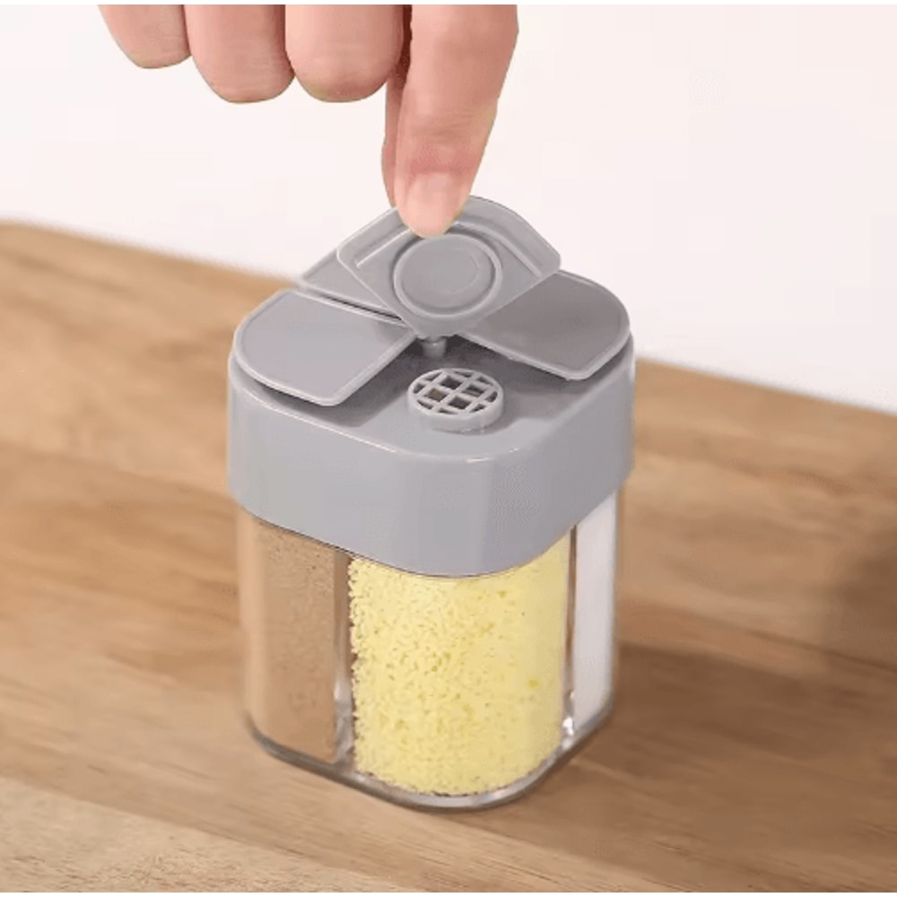 Portable Spice Container Set With Salt And Pepper Shaker 9