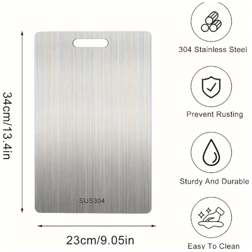 Premium Stainless Steel Cutting Board Set For Meat Vegetables Bread 1