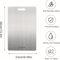 Premium Stainless Steel Cutting Board Set For Meat Vegetables Bread 1