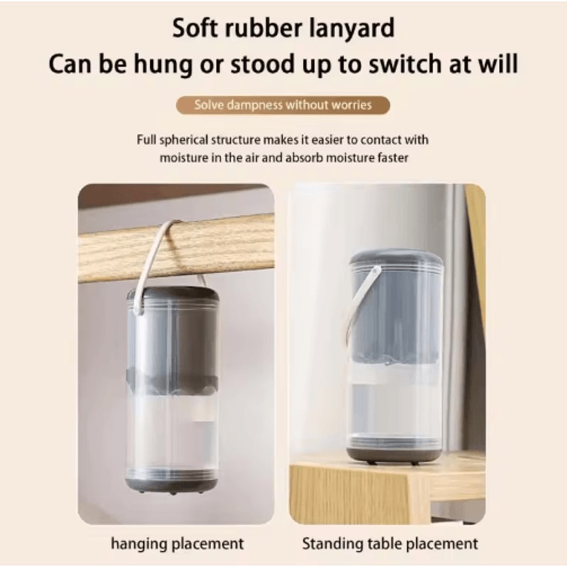 Hangable Moisture Absorber Dehumidifier Boxes For Wardrobe Home 5