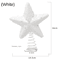 Pentagram Christmas Tree Star Topper Ornament 3