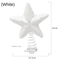 Pentagram Christmas Tree Star Topper Ornament 3