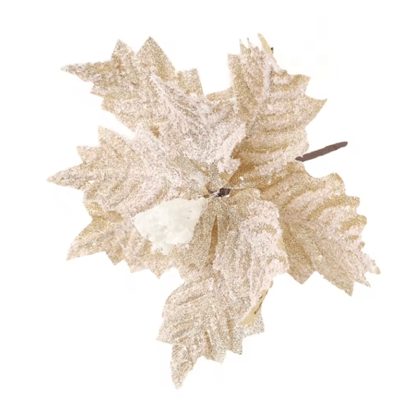 24CM Artificial Christmas Flower Tree Pendant Ornament 1