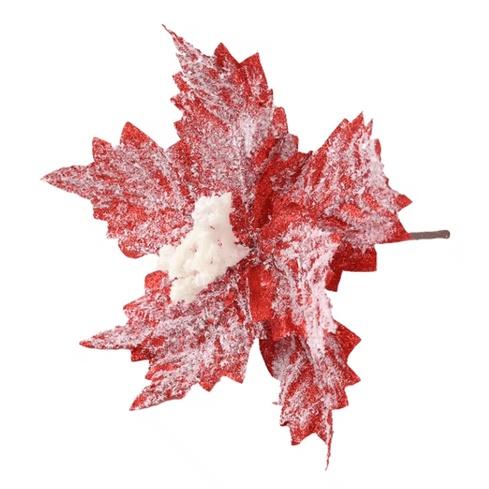 24CM Artificial Christmas Flower Tree Pendant Ornament 2