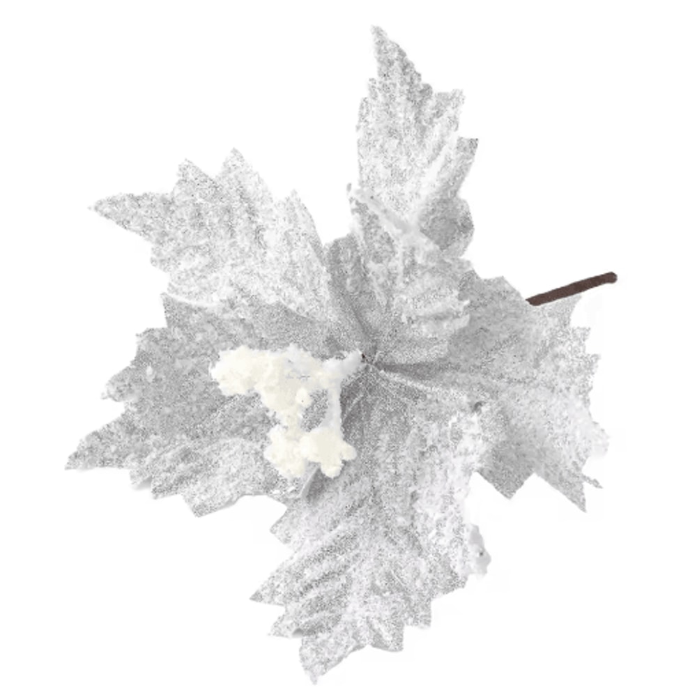 24CM Artificial Christmas Flower Tree Pendant Ornament 5