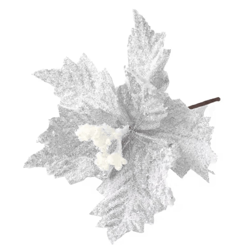 24CM Artificial Christmas Flower Tree Pendant Ornament 5