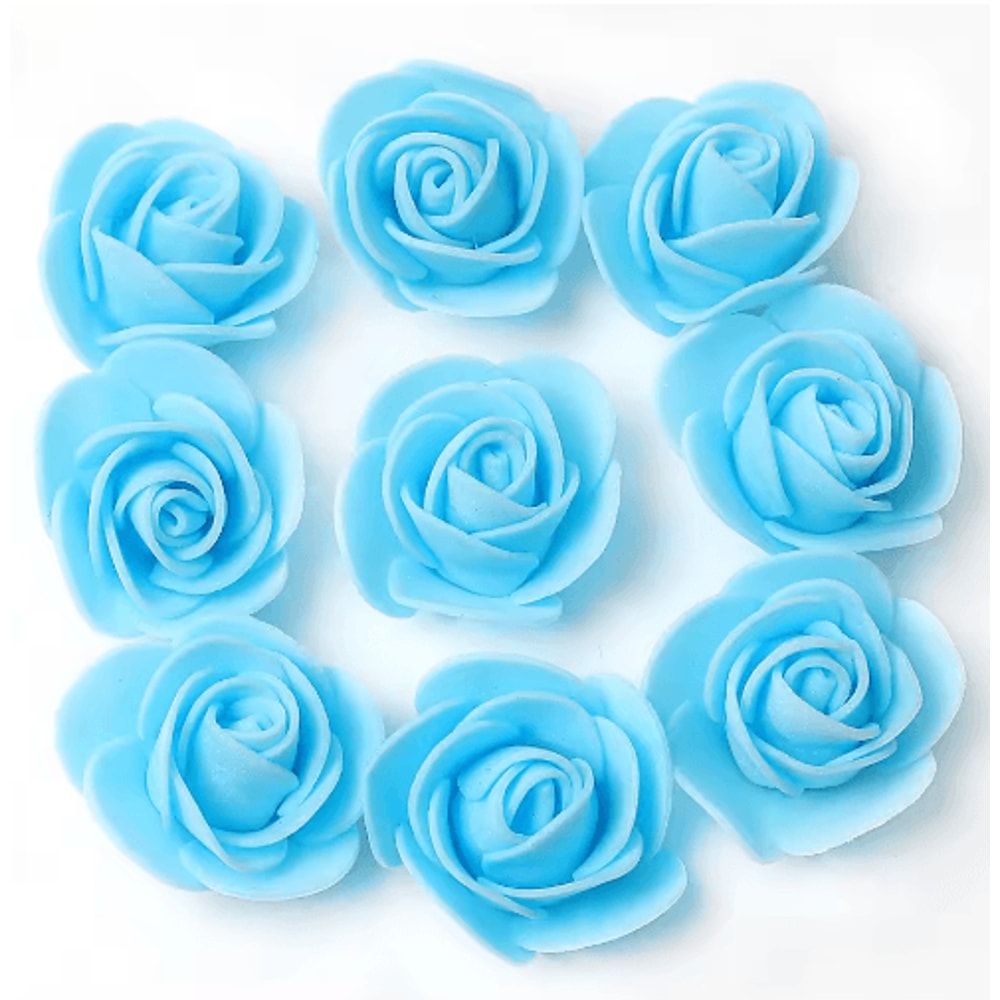 Mini Artificial Rose Flower Heads For Wedding Party Decorations 1