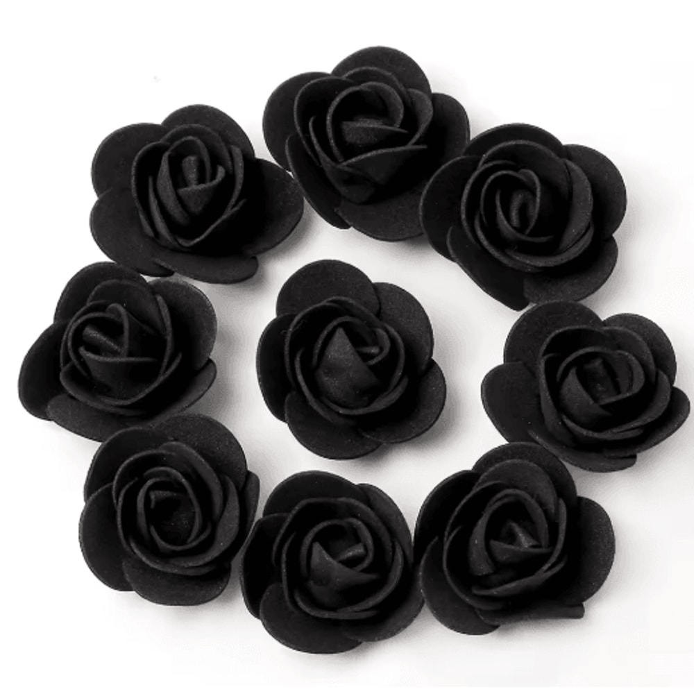 Mini Artificial Rose Flower Heads For Wedding Party Decorations 15