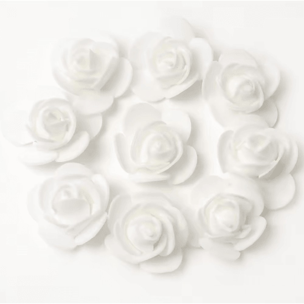 Mini Artificial Rose Flower Heads For Wedding Party Decorations 5
